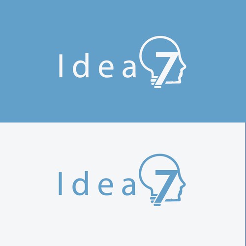 Simple and clever logo for idea7