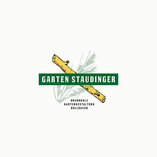 Logo design for a German landscaping firm