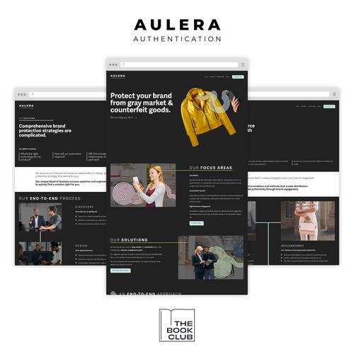 Aulera Authentication Website Build