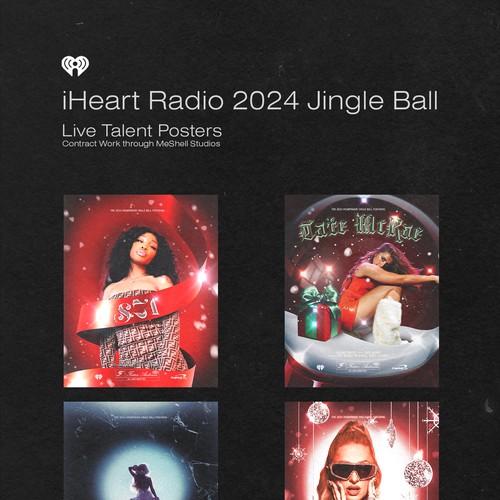 iHeart Radio 2024 Jingle Ball Live Posters