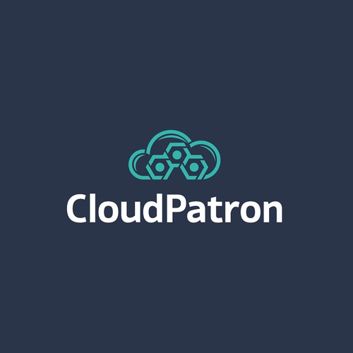 Cloud Application logo design concept.