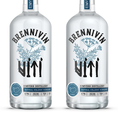 Label for the Signature Spirit of Iceland «VITI»