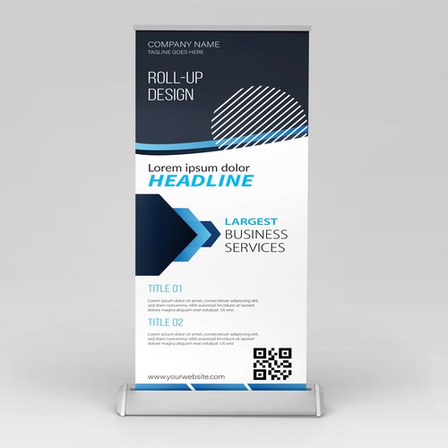 Business Roll Up Banner Design