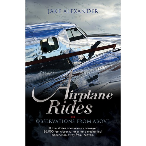 Design E Book cover for Airplane Rides - Observations From Above