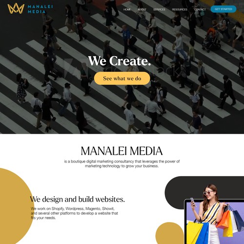 Website Design for Digital Marketing Consultancy