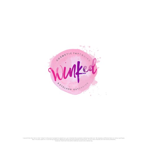 winked