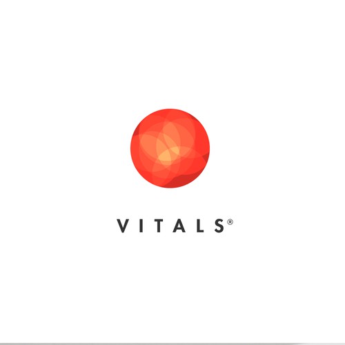 High-end vitamin company logo concept
