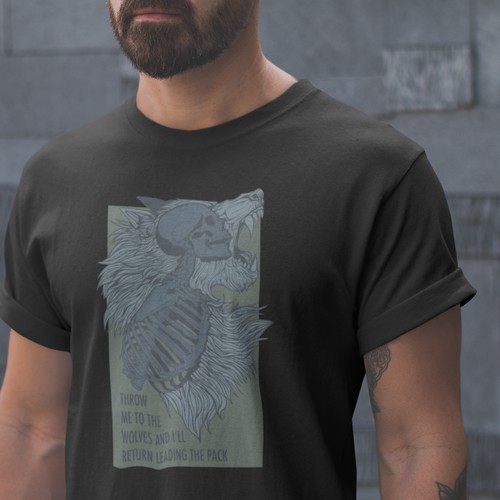 Wolf T-shirt Design 