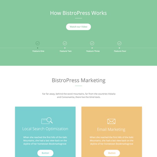 Marketing website design