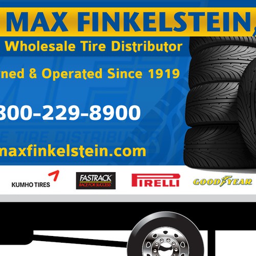 Create a Truck Design for Tire Wholesaler