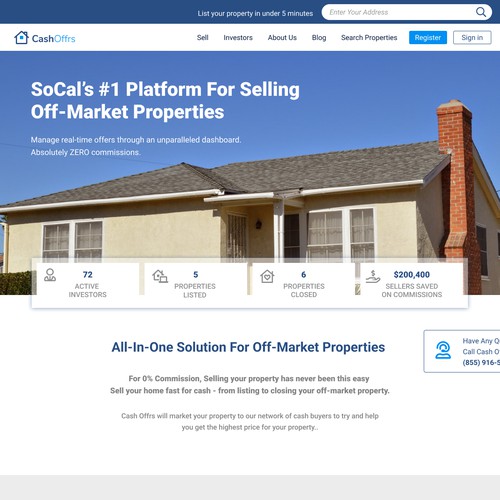 Website Design for Real Estate Platform