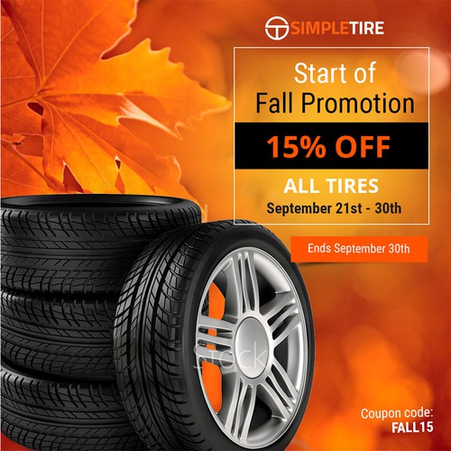 Banner design for Simple Tire
