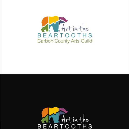 Create a logo for Art in the Beartooths