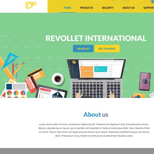 Web Design for Rev Trading