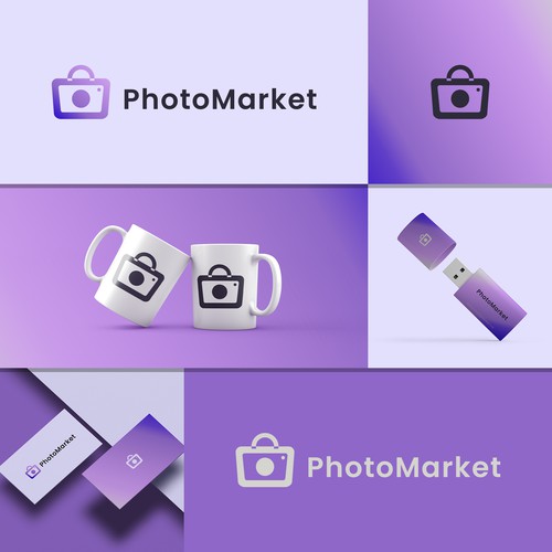 Logo concept for Photomarket.fr