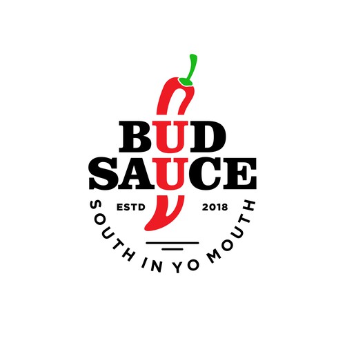 A logo concept for sauce brand