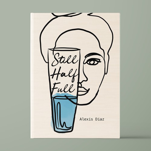 Illustrated poetry book cover