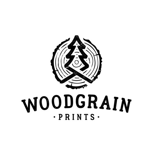 Logo Design for Woodgrain Prints