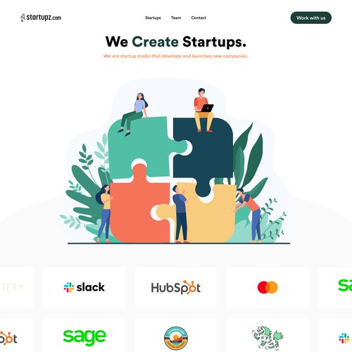 Landing page design