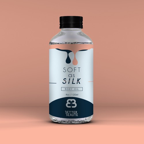 Body oil label