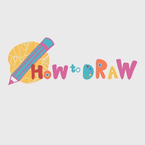 Logo children's drawing studio