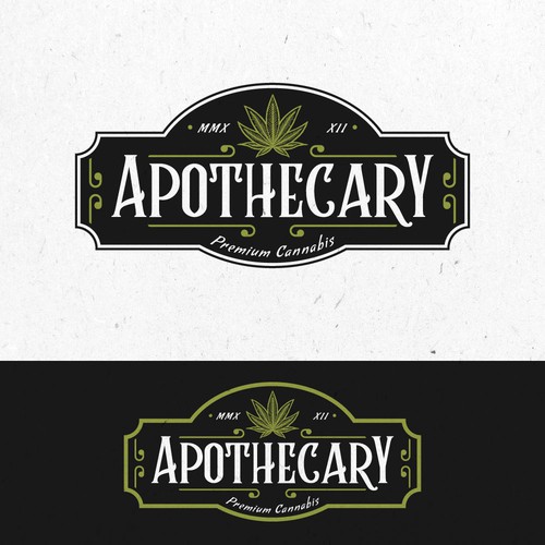 Logo for upscale cannabis dispensary