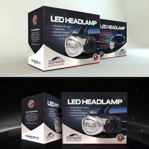 Packaging Design for Headlamp