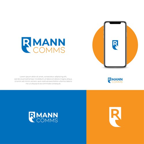 Logo Design for R Mann Comms