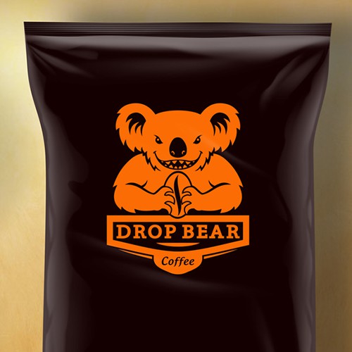 Coffee Roasting Branding DROP BEAR COFFEE