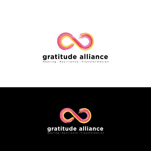 Create a bold, modern logo for a nonprofit that heals trauma around the world