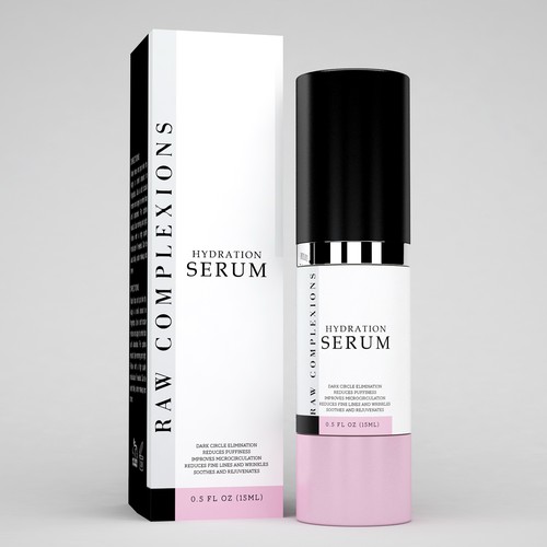 Hydration serum packaging design