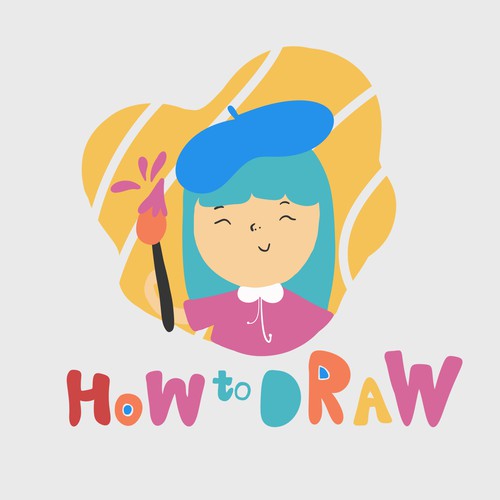 Logo children's drawing studio