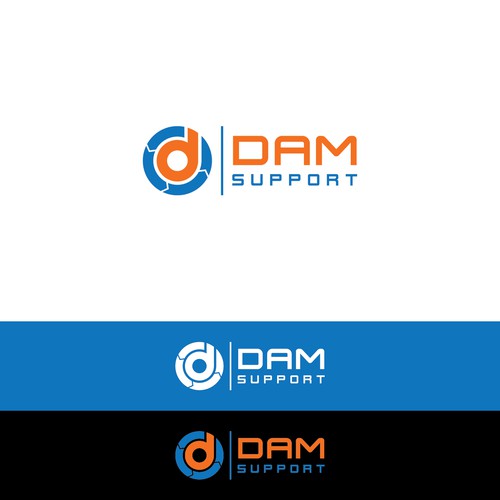 Inspiring logo for DAMsupport.nl