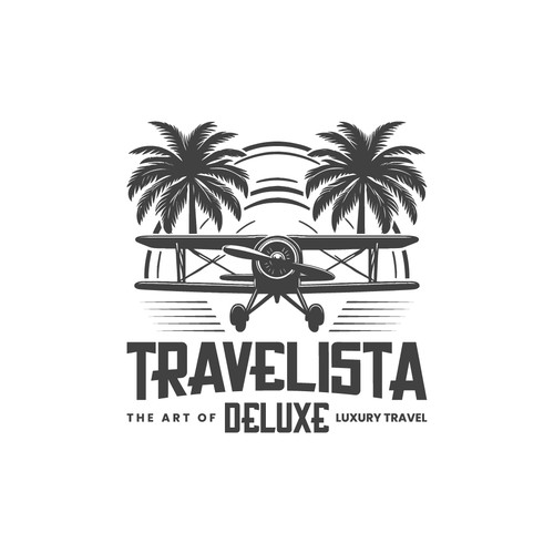 Travelista Deluxe Logo Design