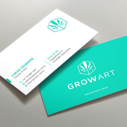 GrowArt Business Card