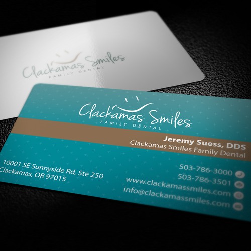 Help Clackamas Smiles Family Dental with a new stationery