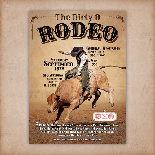 Flyer The Dirty O Rodeo