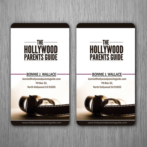 Hollywood Parents Guide Business Card