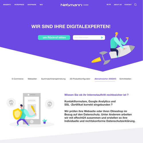 LANDING PAGE SITE DE ECOMMERCE, SEO