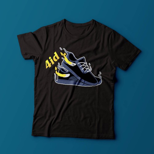 Tshirt design for safety shoe product