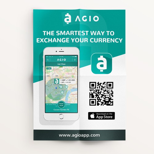 Leaflet for brand-new currency exchange app