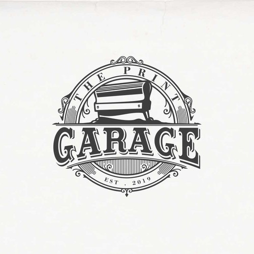 VINTAGE LOGO STYLE FOR PRINTING SCREEN COMPANIES