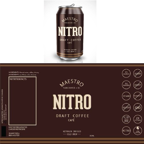 Can Design for Nitro Coffee 