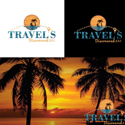 Travel company logo design