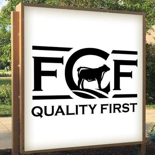 A logo for an organisation produces beef cattle for beef production