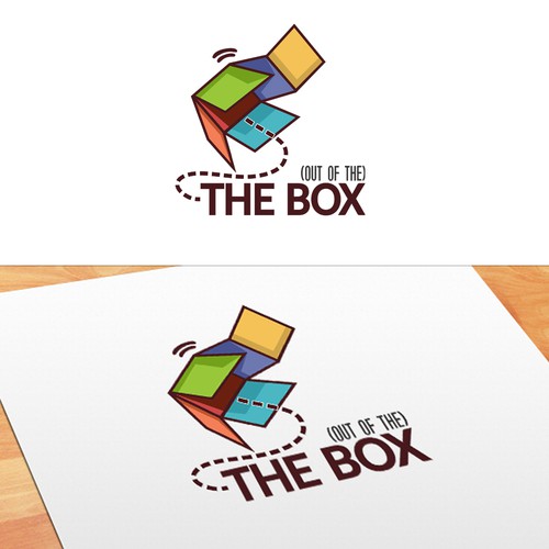 THE BOX logo concept