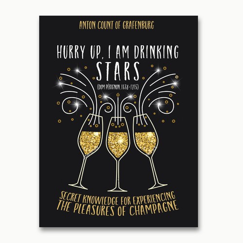 Fun book concept for a book about champagne!