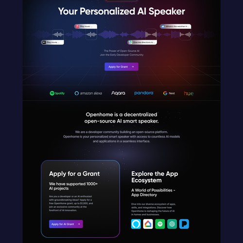 Ai speaker website