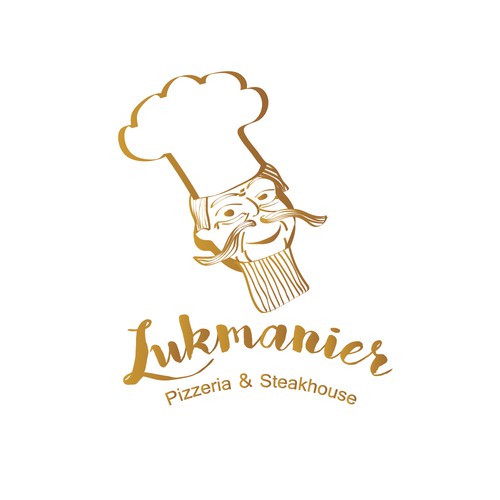 Logo Concept Lukmanier Restaurant pzzeria & steakhouse.