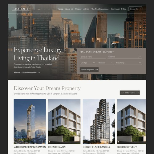 Luxury Property Website